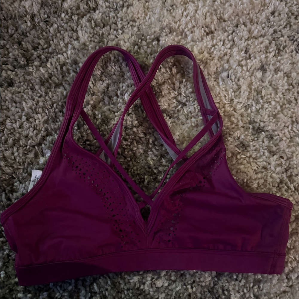 Victoria's Secret Deep Purple Strappy Sports Bra